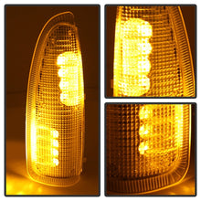 Load image into Gallery viewer, xTune Ford Superduty F250-F650 03-07 Amber LED Mirror Signal Lens - Clear ACC-LED-FDSD99-MR-C
