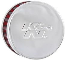 Load image into Gallery viewer, K&amp;N Steel Base Chrome Top Crankcase Vent Filter 1/2in. Vent / 2in. OD / 1-1/2in. Height
