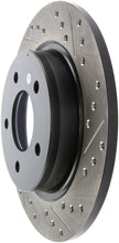 Load image into Gallery viewer, StopTech 04-10 Mazda3 Slotted &amp; Drilled Left Rear Rotor
