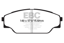 Load image into Gallery viewer, EBC 93-98 Toyota T100 Pick Up 1 Ton 2WD Greenstuff Front Brake Pads
