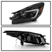 Load image into Gallery viewer, xTune 13-16 Ford Escape LED Light Bar Halogen Projector Headlights - Black (PRO-JH-FESCA13-LB-BK)
