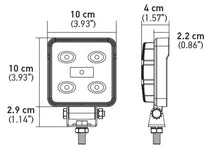 Load image into Gallery viewer, Hella ValueFit Work Light 4SQ LED MV CR LT
