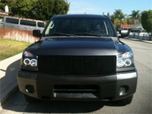Load image into Gallery viewer, Spyder Nissan Titan 04-14/Armada 04-07 Projector Headlights CCFL Halo LED Blk PRO-YD-NTI04-CCFL-BK
