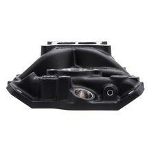 Load image into Gallery viewer, Edelbrock Intake Manifold Perf Eps SBC w/ Oil Fill Tube and Breather Black
