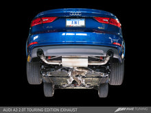Load image into Gallery viewer, AWE Tuning Audi 8V A3 Touring Edition Exhaust - Dual Outlet Diamond Black 90 mm Tips
