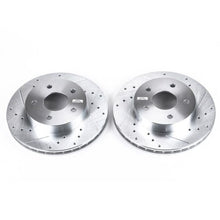 Load image into Gallery viewer, Power Stop 99-04 Jeep Grand Cherokee Front Evolution Drilled &amp; Slotted Rotors - Pair
