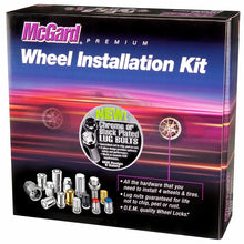 Load image into Gallery viewer, McGard 5 Lug Hex Install Kit w/Locks (Cone Seat Bolt) M14X1.5 / 17mm Hex / 30.5mm Shank L. - Chrome

