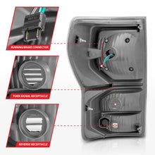 Load image into Gallery viewer, Anzo 07-11 Toyota Tundra Full LED Tailights Black Housing Clear Lens G2 (w/C Light Bars)
