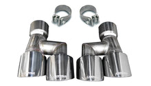 Load image into Gallery viewer, Corsa Twin 4.0in Polished Pro-Series Tip Kit (Clamps Included)
