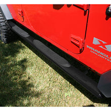 Load image into Gallery viewer, Rugged Ridge 4 1/4-In Oval Side Step Black 07-18 Jeep Wrangler Unlimited JK
