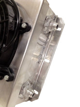 Load image into Gallery viewer, CSF Dual Fluid Bar &amp; Plate HD Oil Cooler w/9in SPAL Fan (1/3 &amp; 2/3 Partition) - 13.8in L x 10in H
