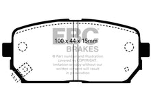 Load image into Gallery viewer, EBC 2007-2010 Kia Rondo 2.4L Ultimax2 Rear Brake Pads
