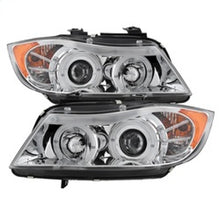 Load image into Gallery viewer, Spyder BMW E90 3-Series 06-08 Projector LED Halo Amber Reflctr Rplc Bulb Chrm PRO-YD-BMWE9005-AM-C
