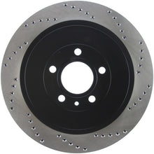 Load image into Gallery viewer, StopTech Premium High Carbon 13-14 Ford Mustang/Shelby GT500 Left Rear Disc Drilled Brake Rotor
