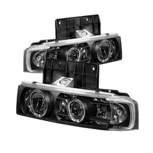 Load image into Gallery viewer, Spyder Chevy Astro 95-05/GMC Safari 95-05 Projector Headlights LED Halo Black PRO-YD-CA95-HL-BK
