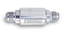 Load image into Gallery viewer, Russell Performance Polished Alum. (3-1/4in Length 1-1/4in dia. -8 x 3/8in male NPT inlet/outlet)
