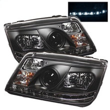 Load image into Gallery viewer, Spyder Volkswagen Jetta 99-05 Projector HeadlightsDRL Blk PRO-YD-VJ99-DRL-BK
