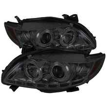 Load image into Gallery viewer, Spyder Toyota Corolla 09-10 Projector Headlights LED Halo DRL Smke High H1 Low H1 PRO-YD-TC09-DRL-SM
