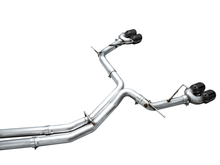 Load image into Gallery viewer, AWE Tuning 19-23 Audi C8 S6/S7 2.9T V6 AWD Track Edition Exhaust - Diamond Black Tips
