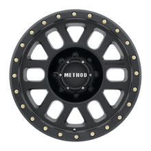 Load image into Gallery viewer, Method MR309 Grid 18x9 +18mm Offset 8x180 130.81mm CB Matte Black Wheel
