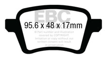 Load image into Gallery viewer, EBC 13+ Fiat 500L 1.4 Turbo Yellowstuff Rear Brake Pads

