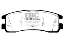 Load image into Gallery viewer, EBC 01-05 Buick Rendezvous 3.4 2WD Greenstuff Rear Brake Pads
