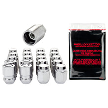 Load image into Gallery viewer, McGard 4 Lug Hex Install Kit w/Locks (Cone Seat Nut) M12X1.25 / 13/16 Hex / 1.28in. Length - Chrome
