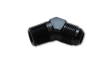 Load image into Gallery viewer, Vibrant -16AN to 1in NPT 45 Degree Elbow Adapter Fitting
