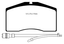Load image into Gallery viewer, EBC 93-95 Porsche 911 (964) 3.6 Turbo Bluestuff Front Brake Pads
