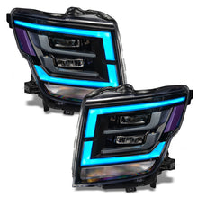 Load image into Gallery viewer, Oracle 21-22 Nissan Titan RGB+W Headlight DRL Upgrade - ColorSHIFT w/ 2.0 Controller
