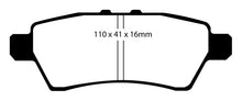 Load image into Gallery viewer, EBC 05-12 Nissan Pathfinder 4.0 Greenstuff Rear Brake Pads
