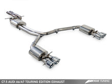 Load image into Gallery viewer, AWE Tuning Audi C7.5 A6 3.0T Touring Edition Exhaust - Quad Outlet Chrome Silver Tips
