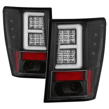 Load image into Gallery viewer, Spyder 07-10 Jeep Grand Cherokee Light Bar LED Tail Lights - Black ALT-YD-JGC07V2-LB-BK
