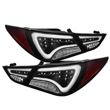 Load image into Gallery viewer, Spyder Hyundai Sonata 11-13 LED Tail Lights Light Bar Black ALT-YD-HYSON11-LED-BK
