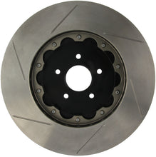 Load image into Gallery viewer, StopTech 09-11 Nissan GT-R Front Left Slotted Bare Iron 380x34mm Aero-Rotor Kit
