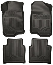 Load image into Gallery viewer, Husky Liners 08-12 Chevy Malibu/07-09 Saturn Aura WeatherBeater Combo Black Floor Liners
