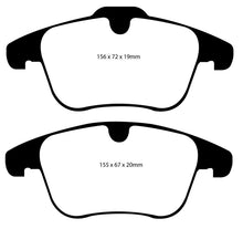 Load image into Gallery viewer, EBC 07-12 Land Rover LR2 3.2 Ultimax2 Front Brake Pads
