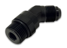 Load image into Gallery viewer, Vibrant -8AN Male to Male -6AN Straight Cut 45 Degree Adapter Fitting - Anodized Black
