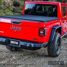 Load image into Gallery viewer, Westin 2020 Jeep Gladiator Tube Fenders - Rear - Textured Black
