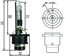 Load image into Gallery viewer, Hella HID Capsule D2R 12V 35W Bulb
