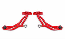 Load image into Gallery viewer, BMR 10-14 Ford Mustang Adj. Lower A-Arms w/ Delrin/Rod End / 19mm Tall Ball Joint - Red

