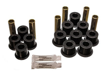 Load image into Gallery viewer, Energy Suspension 97-04 Dodge Dakota 2WD / 87-04 4WD Black Rear Leaf Spring Bushing Set
