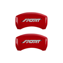Load image into Gallery viewer, MGP 4 Caliper Covers Engraved Front &amp; Rear No bolts/Sport Yellow finish black ch
