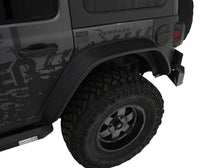 Load image into Gallery viewer, Bushwacker 2018+ Jeep Wrangler (JL) Unlimited Flat Style Flares 4pc - Black
