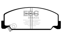 Load image into Gallery viewer, EBC 84-85 Honda Accord Sedan 1.8 Greenstuff Front Brake Pads
