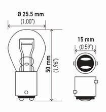 Load image into Gallery viewer, Hella Bulb 7528 12V 21/5W Bay15D S8 Sb
