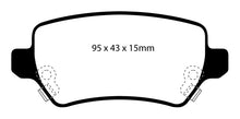 Load image into Gallery viewer, EBC 08-09 Saturn Astra 1.8 Greenstuff Rear Brake Pads
