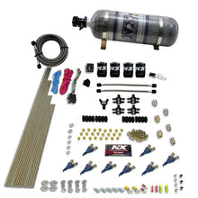 Load image into Gallery viewer, Nitrous Express 8 Cyl Piranha Direct Port 4 Solenoids Nitrous Kit (200-500HP EFI Jets) w/12lb Bottle
