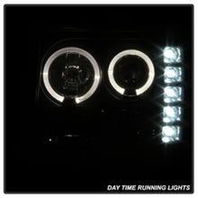 Load image into Gallery viewer, Spyder GMC Sierra 1500/2500 07-13 Projector Headlights LED Halo- LED Blk Smke PRO-YD-GS07-HL-BSM
