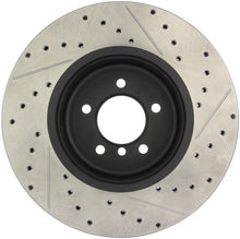 Load image into Gallery viewer, StopTech 08-09 BMW 535 Series / 04-09 545i/550i/645Ci/650i Slotted &amp; Drilled Right Front Rotor
